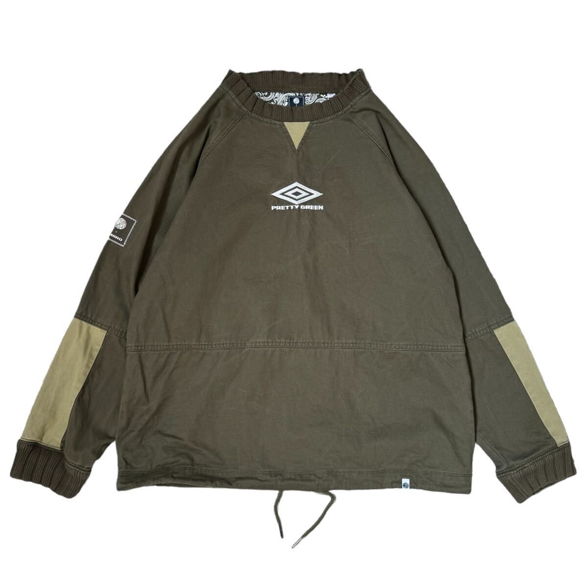 umbro pretty green アンブロ ドリルトップ プルオーバー umbro pretty green アンブロ ドリルトップ プルオーバー