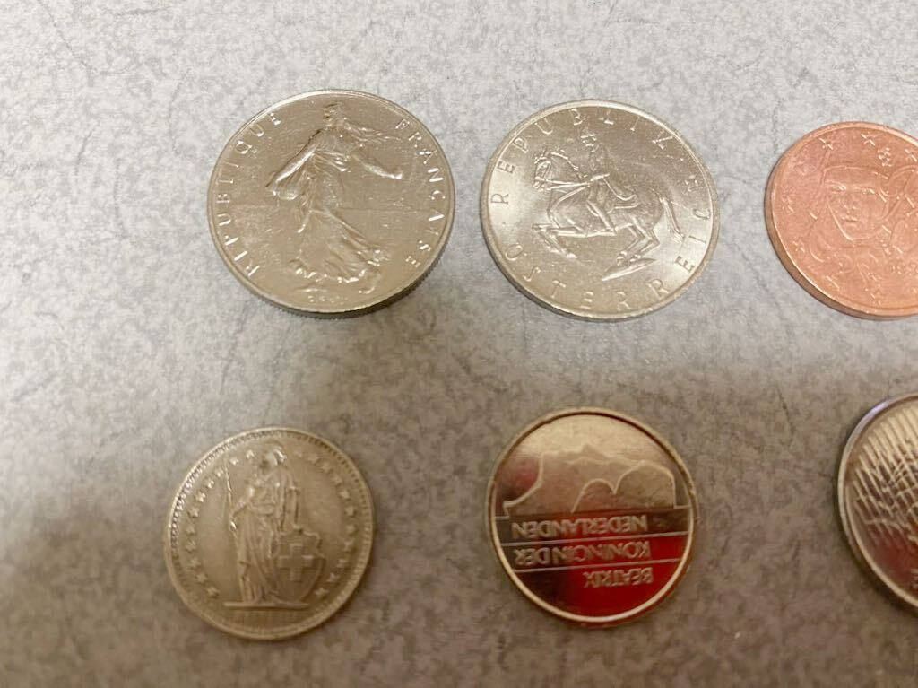 ヨーロッパ　ニュージーランド　プラジル硬貨11枚セット_画像2