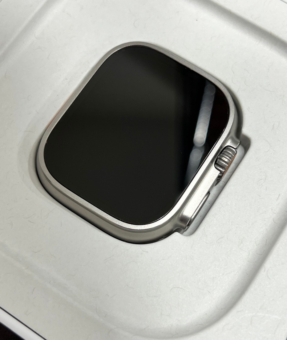 【送料無料】中古美品 Apple Watch Ultra 2 GPS+Cellularモデル 49mm MREJ3J/A チタニウムホワイトケース/ホワイトオーシャンバンド