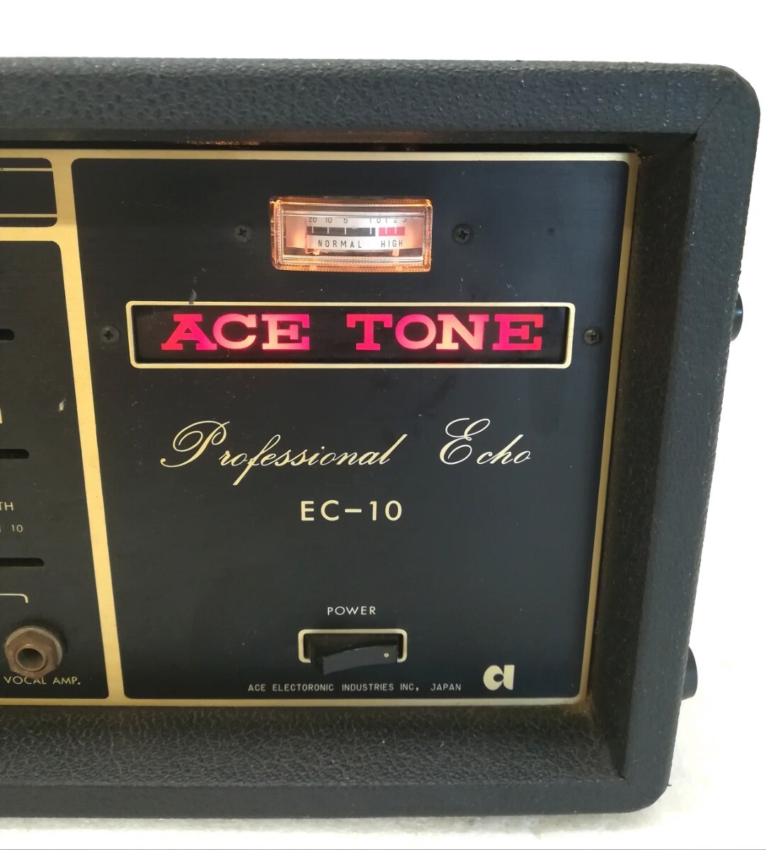 f2215/【通電確認済】ACE TONE EC-10 ECHO CHANBER テープエコーマシーン ビンテージ 現状品_画像3