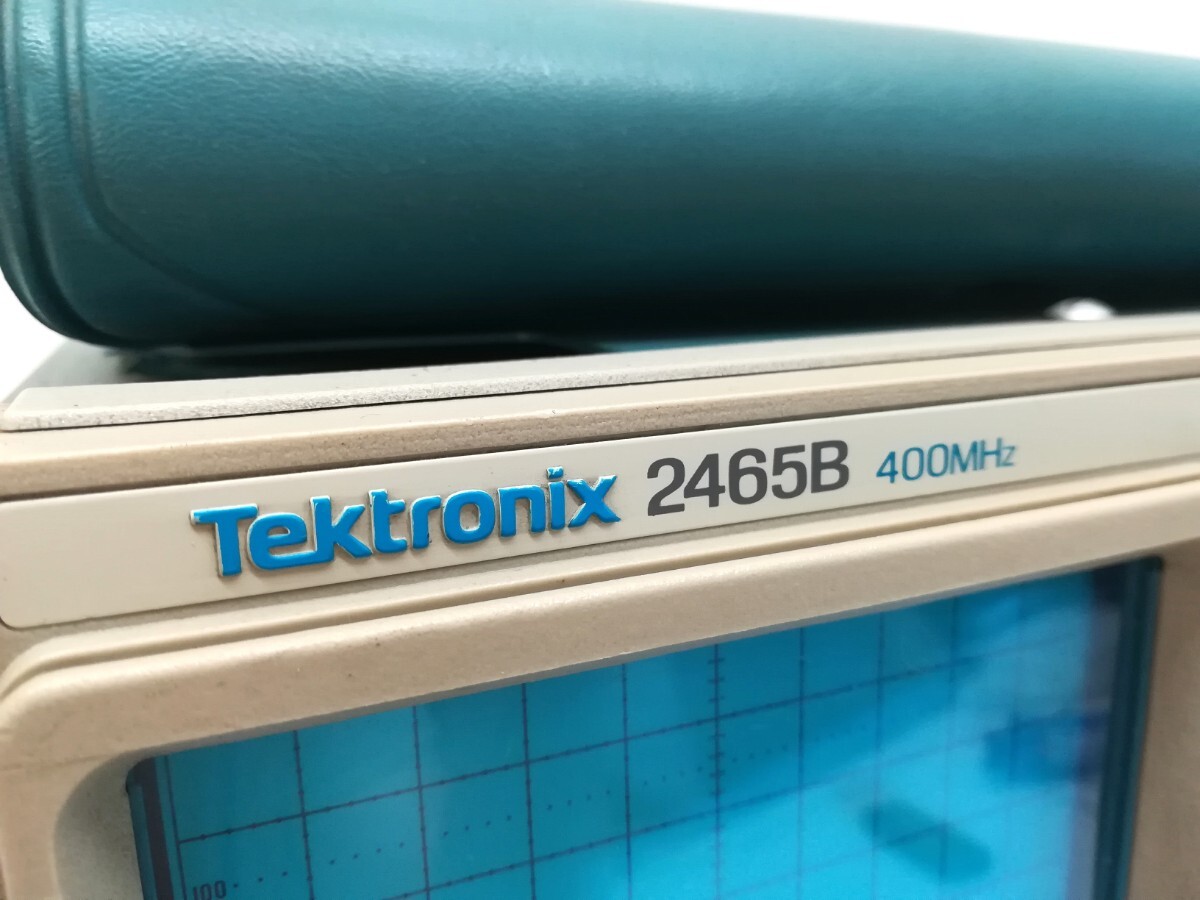 f2210/【通電のみ確認済】Tektronix オシロスコープ 2465B 400MHz_画像9