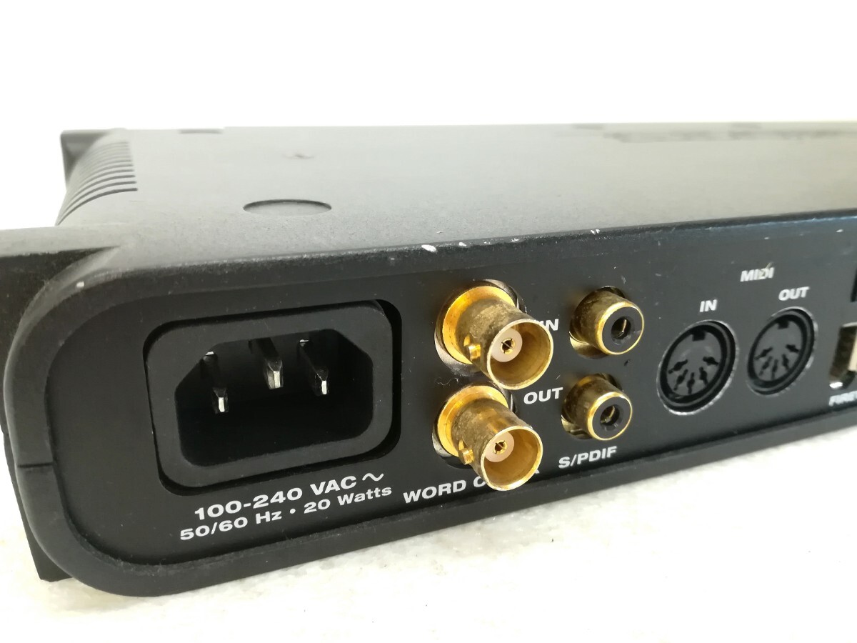 f2214/【通電のみ確認済】MOTU 828mk3 FireWire仕様 オーディオインターフェース 電源アダプター無し 現状品_画像8