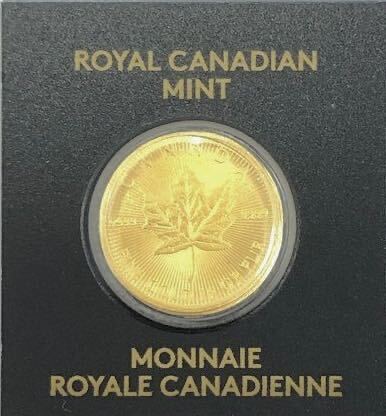 【ご紹介します】カナダ 2023年メイプルリーフ純金貨1g 造幣局密封パック 個体番号入 小さくても現物資産としてのをお手にして下さい③_画像2