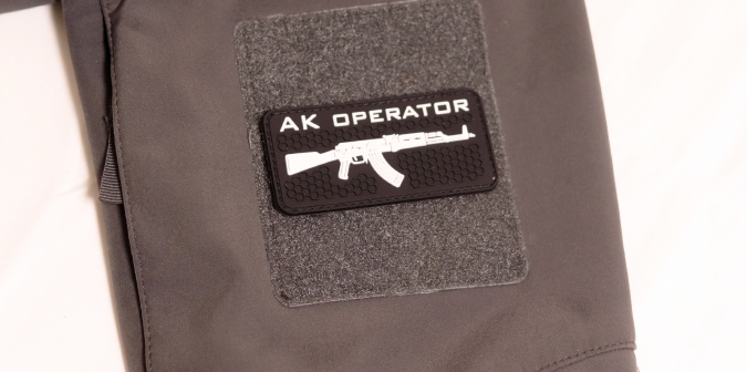 Polenar Tactical AK Operator PVC Patch ブラックカラー