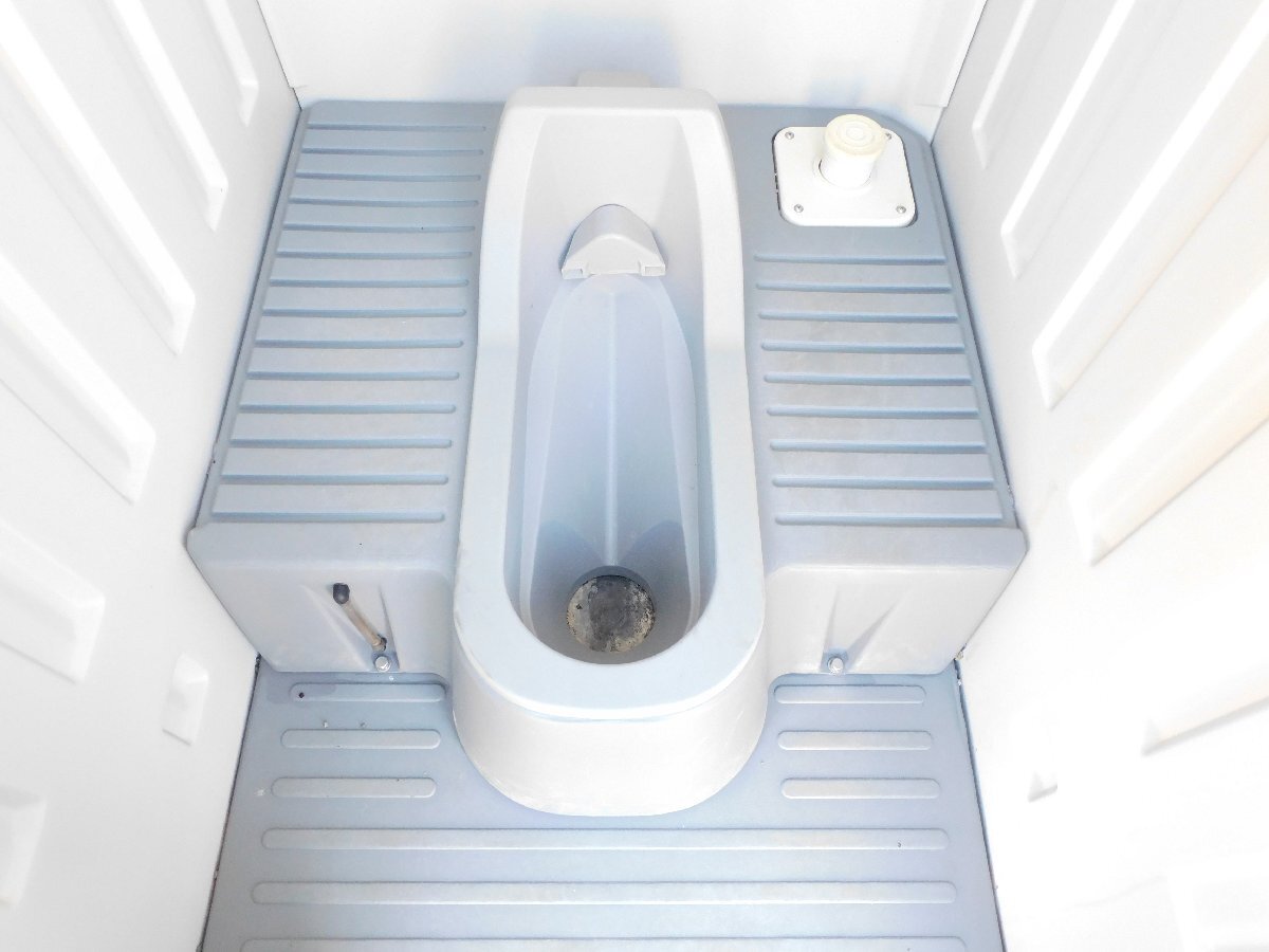 * shop front pickup limitation!1000 jpy start outright sales!* is manetsu simple flush toilet temporary toilet TU-V1F4* Japanese style * used *⑪
