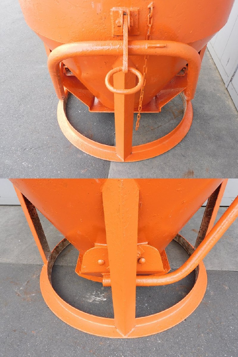 *1000 jpy start outright sales!* boiler . ironworking place raw concrete hopper 0.5m3 Class * construction site construction work * used *T606[ juridical person limitation delivery! gome private person un- possible ]