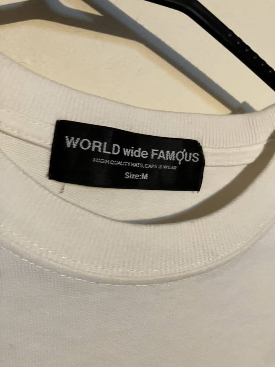 WORLD wide FAMOUS ワールドワイドフェイマス　半袖Tシャツ　ヘビーオンス_画像2