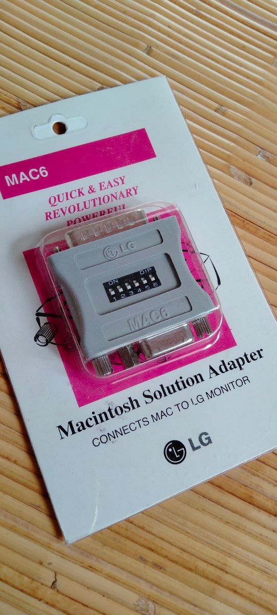 Macintosh　Solution　Adapter　マッキントッシュソリューションアダプター　MAC6　新古品　LG