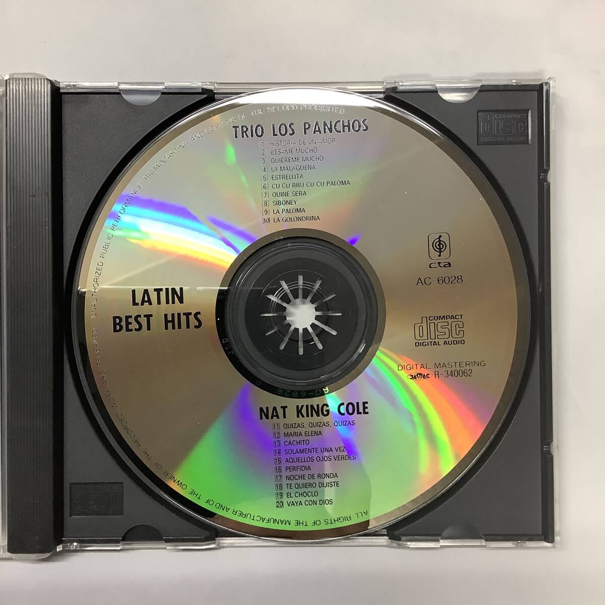 ラテン トリオ ロス パンチョス & ナット キング コール 帯付CD AC-6028_画像9