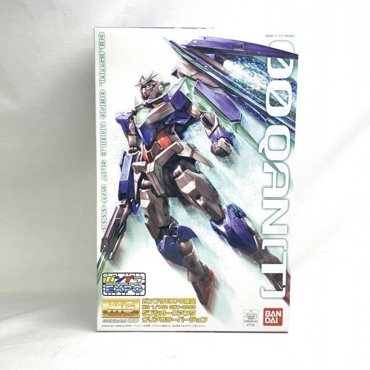 【中古】ガンダム）MG 1/100 GNT-0000 ダブルオークアンタ クリアカラーバージョン ガンプラEXPO限定[240019366355]_画像1