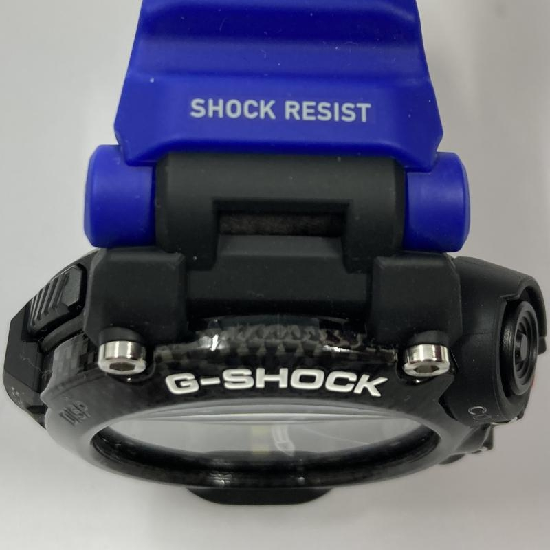 【中古】CASIO G-SHOCK GR-B200-1A2JF GRAVITYMASTER Bluetooth カシオ ジーショック カーボン ブラック×ブルー[240019447314]_画像6