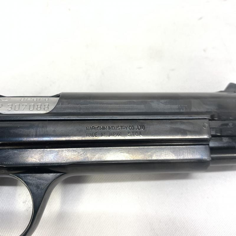 【中古】18歳以上 マルシン SIG P210 Wディープブラック/0.34J(木グリ換装)[249105066679]_画像6