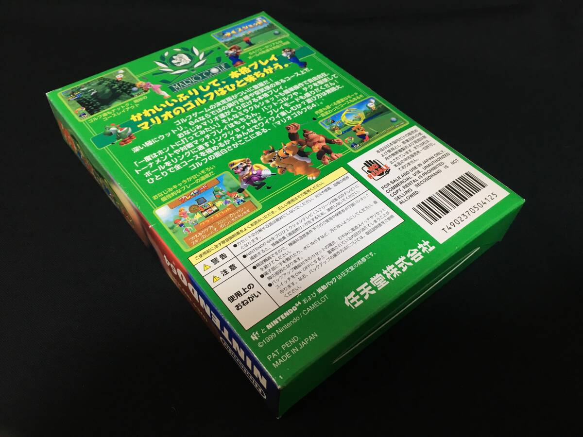  dead stock unopened nintendo Mario Golf 64 NINTENDO64 Nintendo 64 soft cartridge 