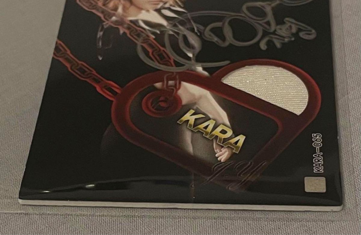 KARA ジヨン 直筆サインカード スターコレクション ピースレア KARA ジヨン 直筆サインカード スターコレクション ピースレア