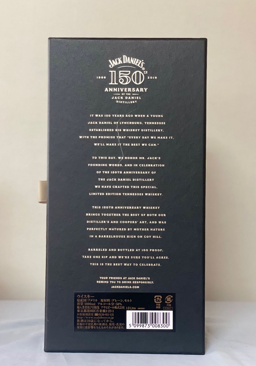 JACK DANIEL'S ジャックダニエル 150周年記念ボトル 1000ml 未開 JACK DANIEL'S ジャックダニエル 150周年記念ボトル 1000ml 未開