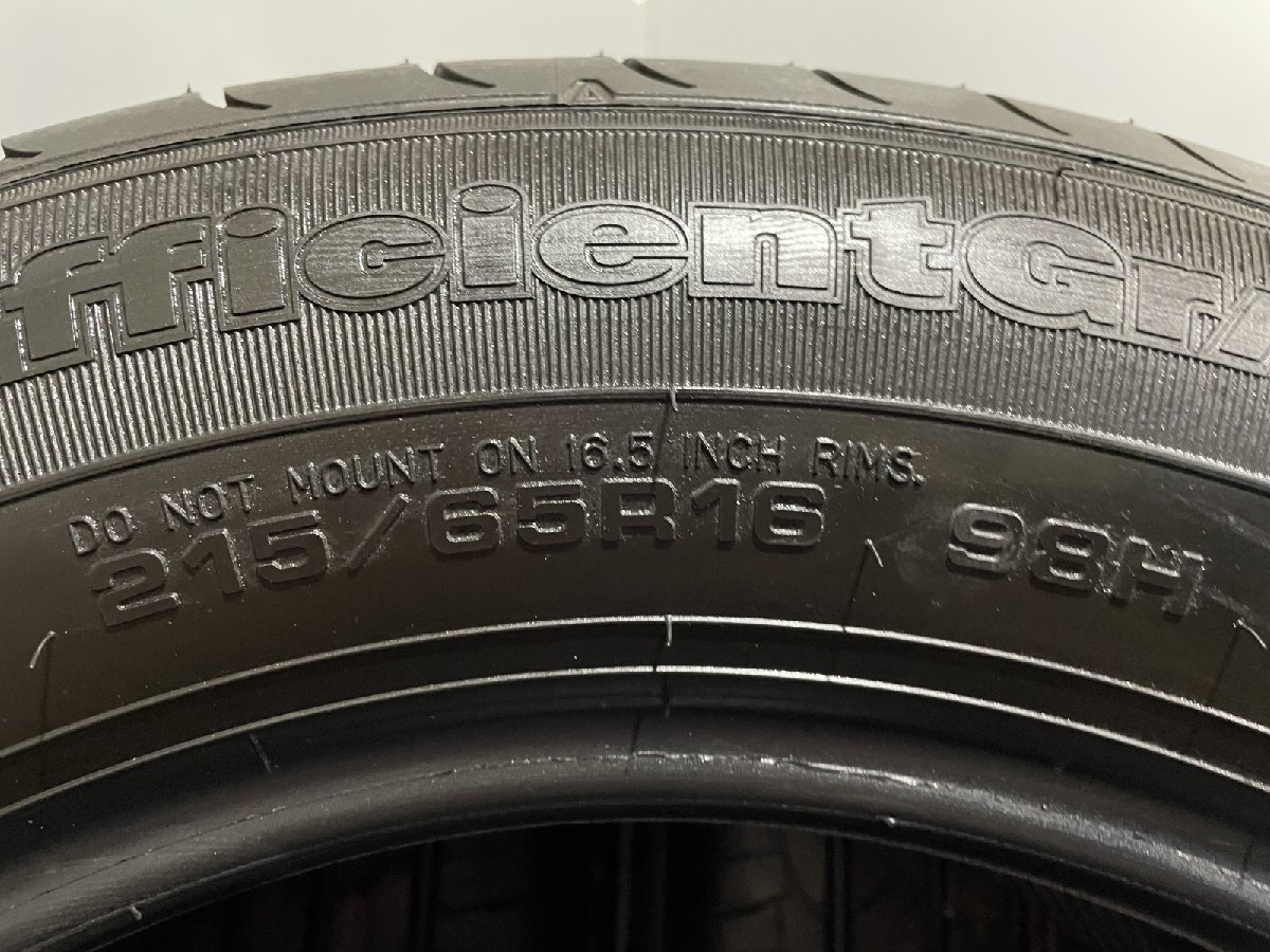 新車外し GOODYEAR EfficientGrip 215/65R16 16インチ 夏タイヤ 4本 アルファード ヴェルファイア等 長期保管品　(MTG588)_画像9