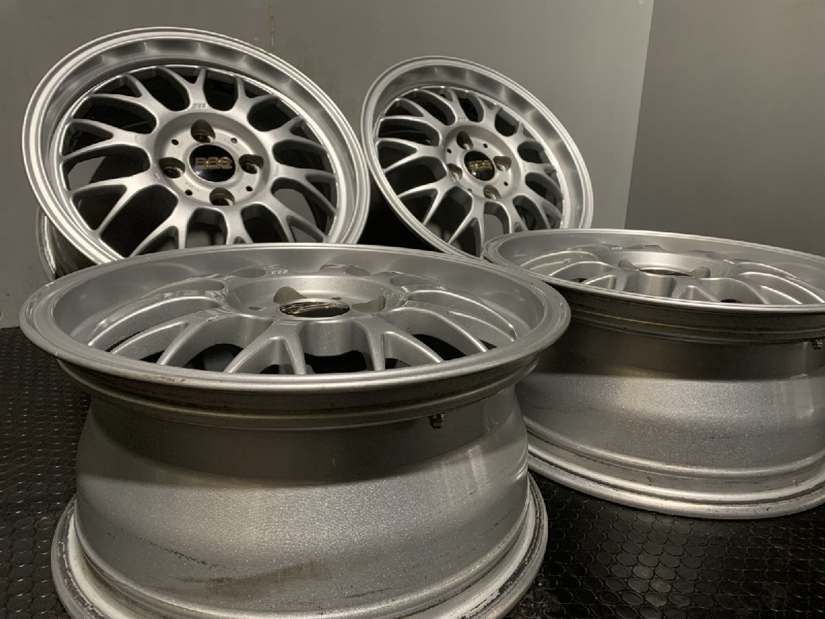 BBS RG358 FORGED 15インチ 4本 7J4HPCD100+42 軽量 鍛造 ロードスター アクア ヴィッツ ヤリス等　(MHB216)_画像1