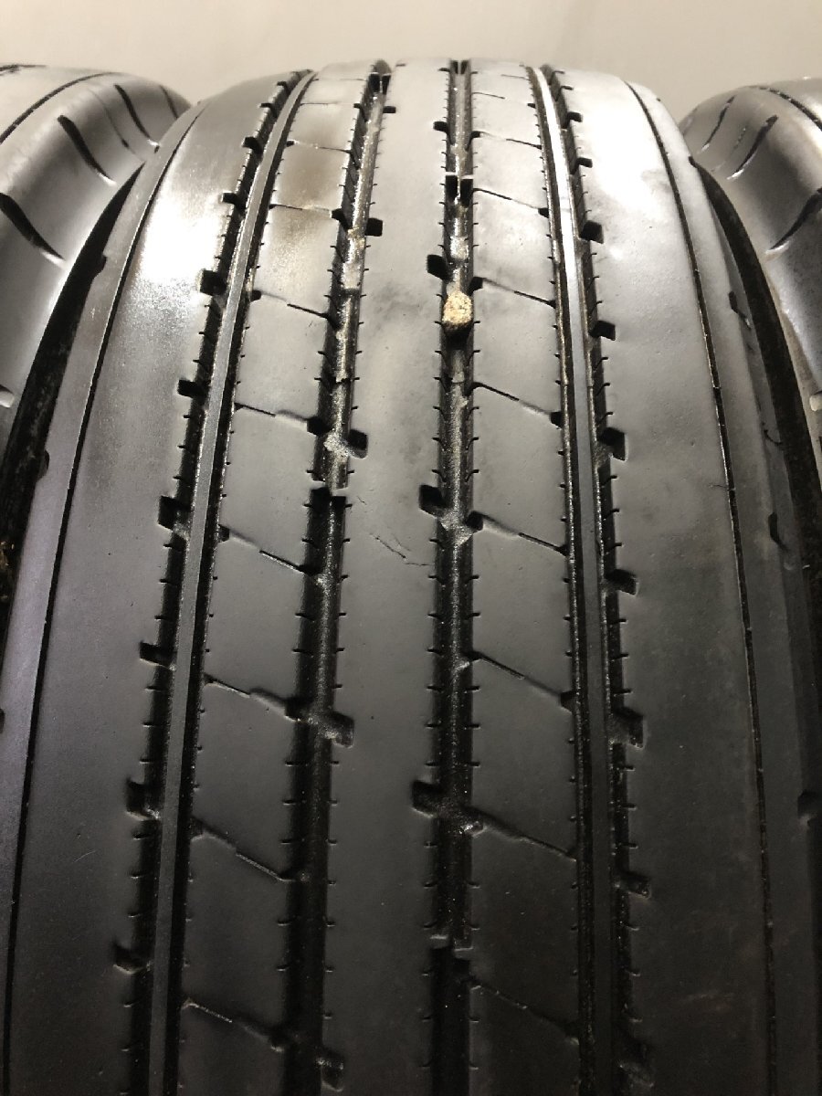 札幌発 引取OK BS RIB R173 245/80R17.5 133/131J 17.5インチ トラックタイヤ 夏タイヤ 6本 21年製 バリ溝 4t 増トン 　(KTS037)_画像4