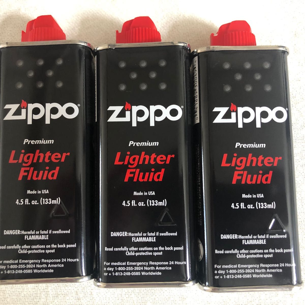 Zippo ジッポライター用オイル　ハクキンカイロ用オイル　小缶3缶セット