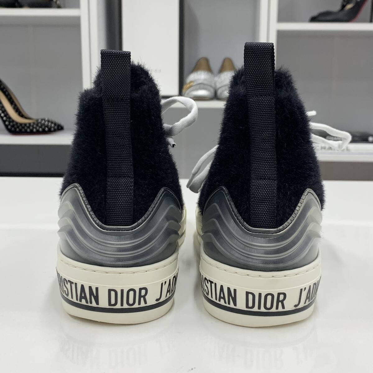 9805 クリスチャンディオール WALK'N'DIOR ロゴ ファー 9805 クリスチャンディオール WALK'N'DIOR ロゴ ファー