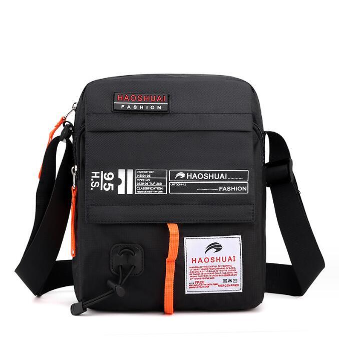 1円～ ショルダーバッグ (F283) メンズバッグ ナイロン バッグ 防水バッグ スポーツバッグ 斜めがけ 防水 多機能 鞄 メンズバッグ 黒の画像2