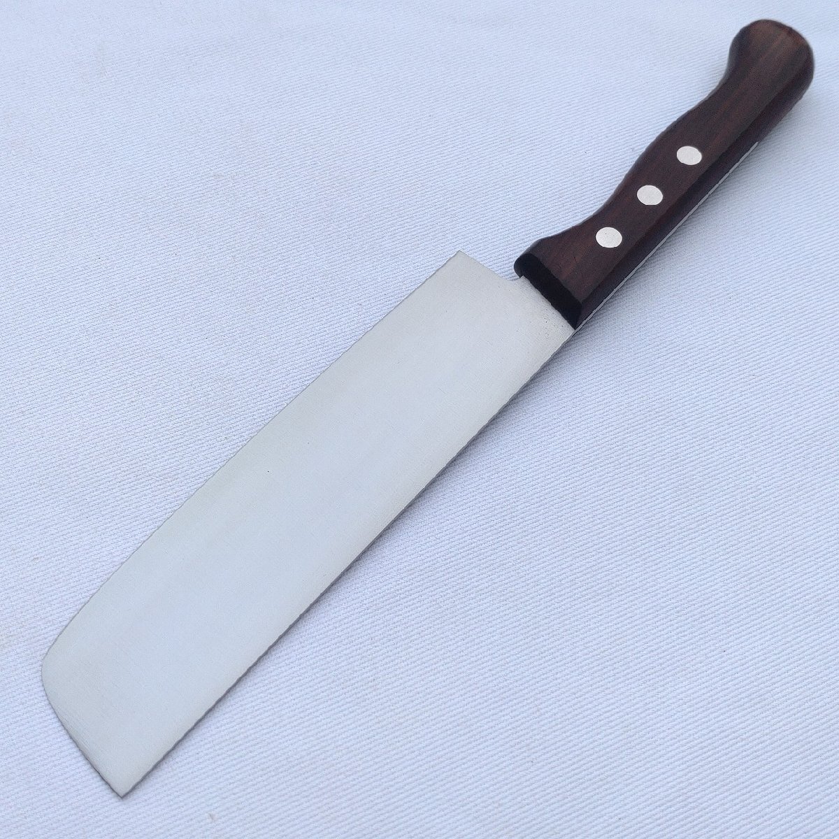 . cut kitchen knife NO STAIN ROSTFREI SOLINGEN GERMANY blade length approximately 160. Western kitchen knife both blade three tack cookware . number cutlery zo- Lynn gen Germany made [9881]