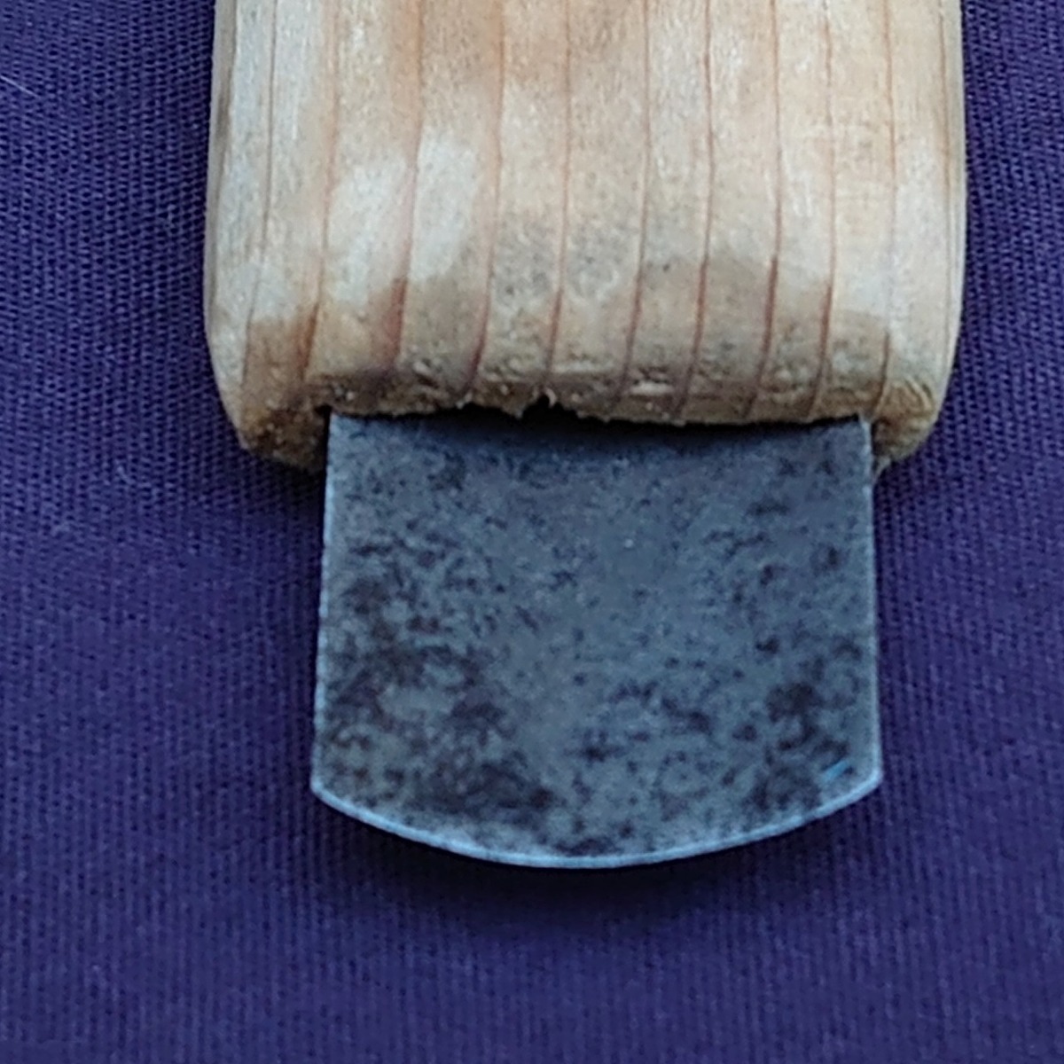 彫刻刀 平丸刀 18㎜ 全長約155㎜ 木工 細工用 工具 刃物 【5305】_画像7