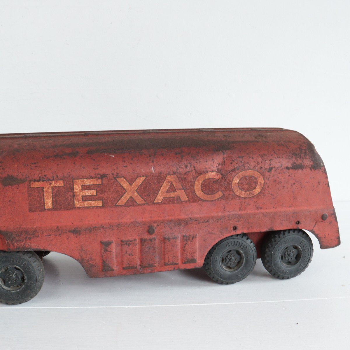 50s 60s ヴィンテージ 【TEXACO】 Buddy L Toy トラック トイカー / アメリカ コレクション テキサコ タンクローリー USA #502-334-731_画像3