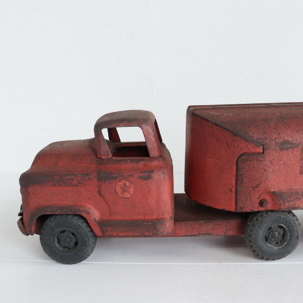 50s 60s ヴィンテージ 【TEXACO】 Buddy L Toy トラック トイカー / アメリカ コレクション テキサコ タンクローリー USA #502-334-731_画像2