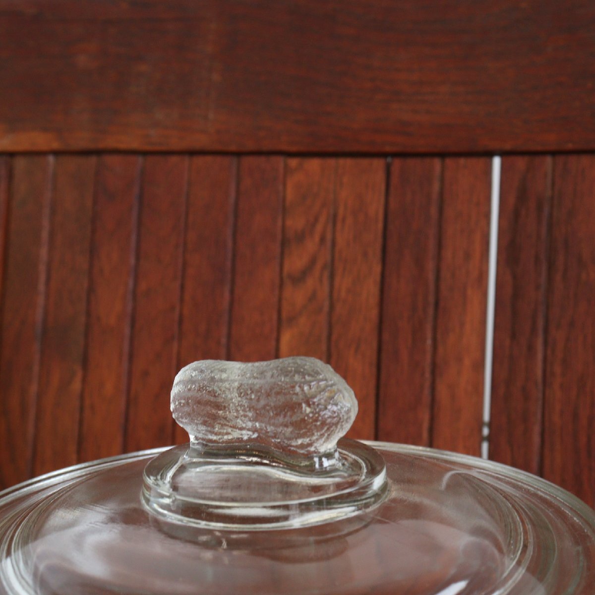 アメリカ アンティーク Mr peanuts ボトル / ヴィンテージ USA ガラス キッチン 保存瓶 ディスプレイ / #510-20-231-519_画像5