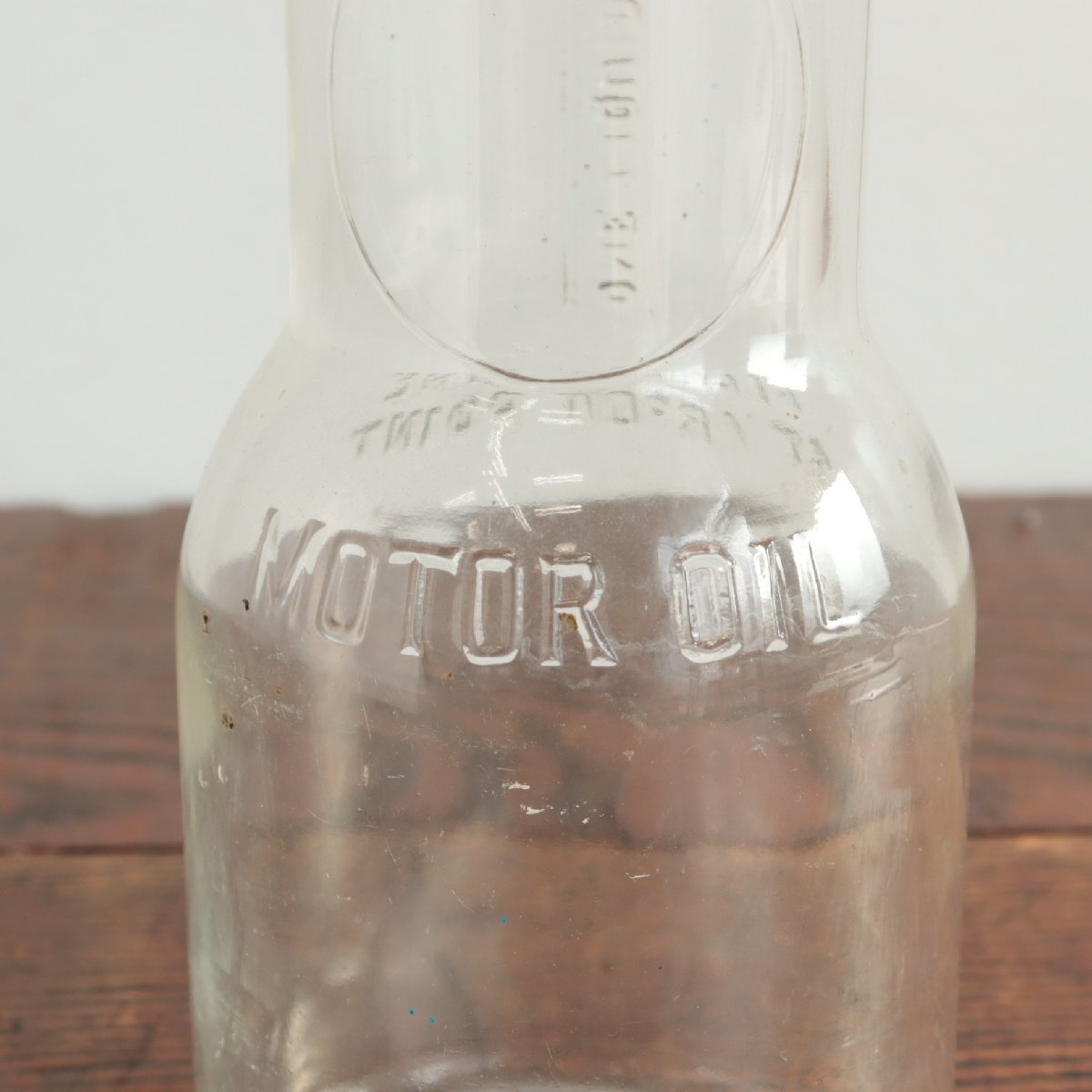 #4920　アメリカ　ヴィンテージ　モーターオイル　ボトル　瓶　ディスプレイ小物　アンティーク　雑貨_画像4