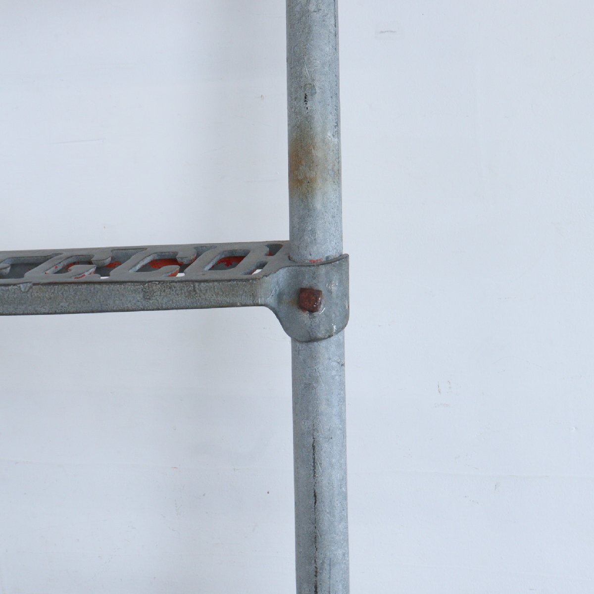 1920s~30s America Vintage metal ladder / ladder ..ladder ladder display store furniture antique USA #602-100-65-322