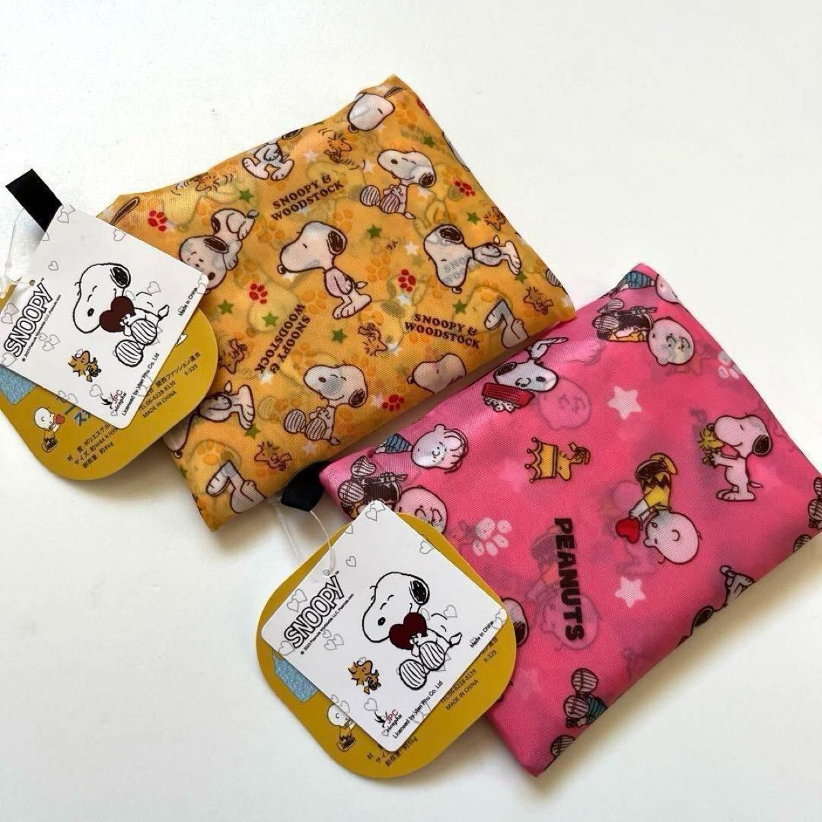 エコバッグ スヌーピー SNOOPY  ECO BAG  未使用品 2個セット