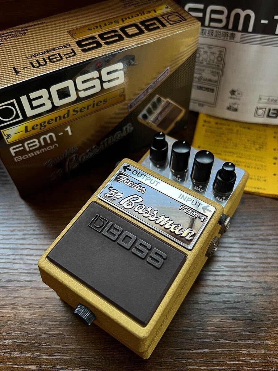 ★BOSS Fender '59 Bassman FBM-1 ボスLegendシリーズ 機能確認済みの美品です_画像1