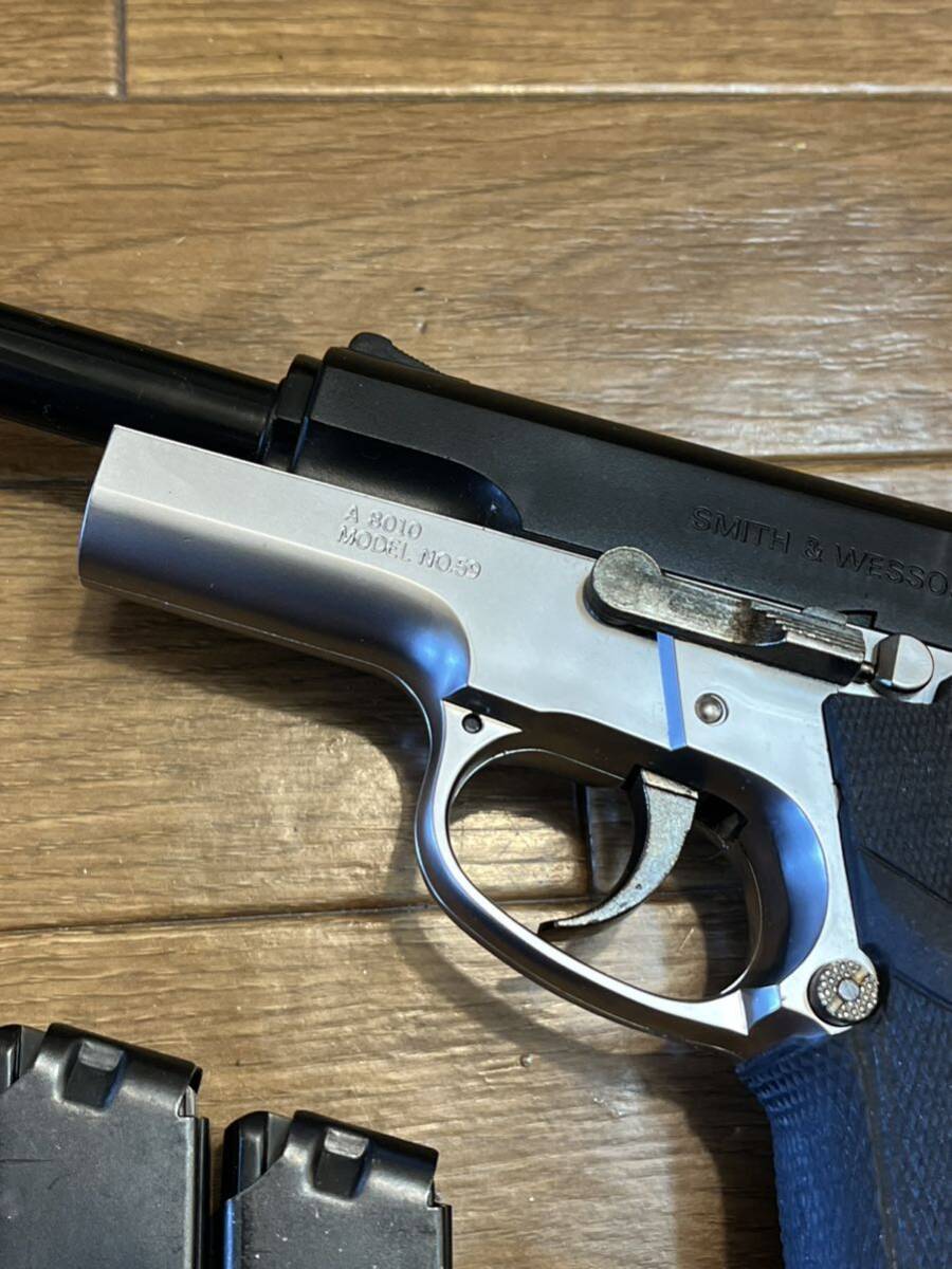 マルゼン S&W M59 カスタム ライブカートリッジエアコッキング式_画像3