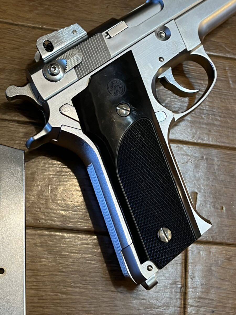 MGC 固定スライド ガスガン S&W M659 シルバーモデル _画像5