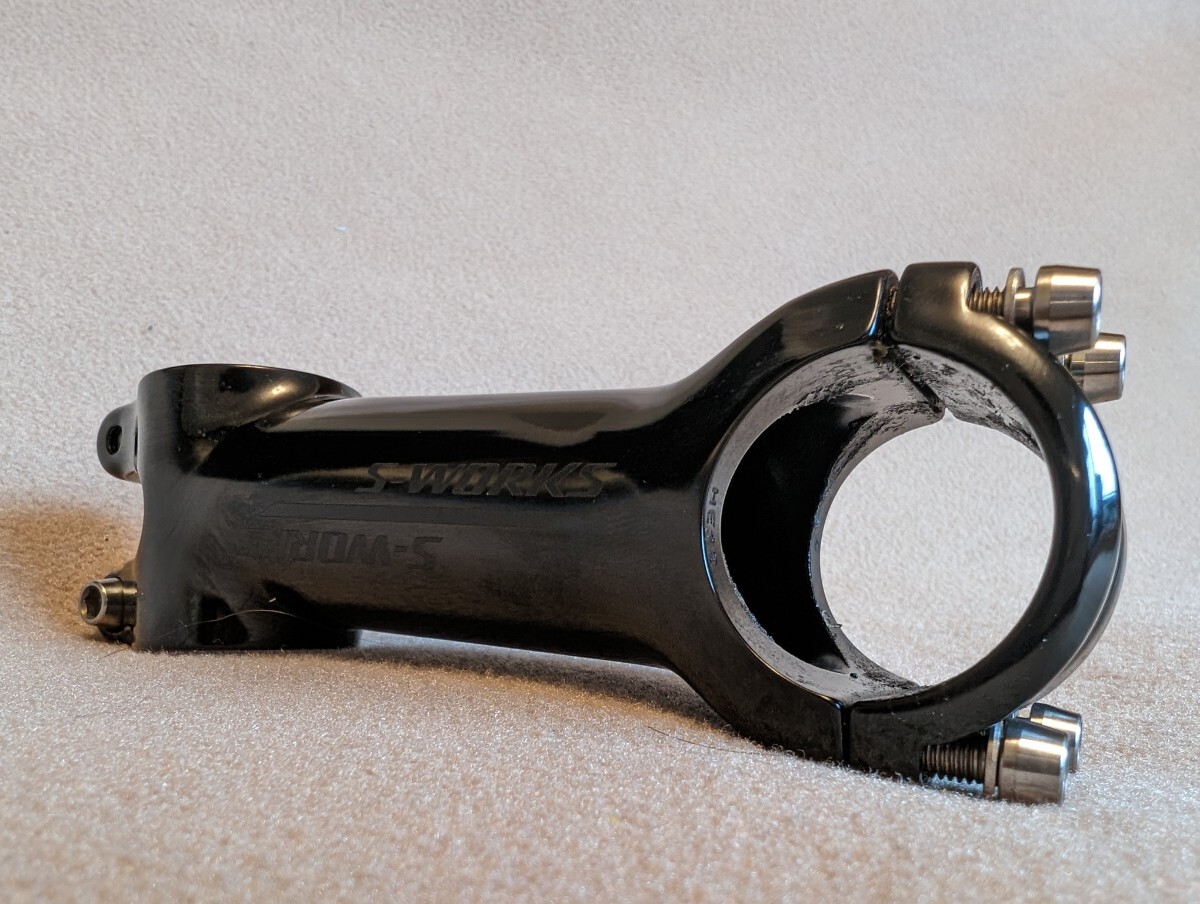 スペシャライズド エスワークス SPECIALIZED S-WORKS SL stem 軽量アルミ ステム ポリッシュブラック 黒 100mm Φ31.8 富士ヒル