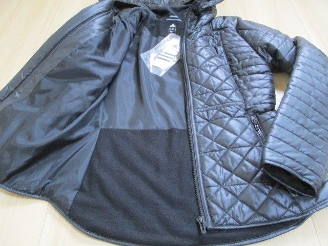 新品 アディダス adidas 中綿入りジャケット L 黒 ブラック アウター