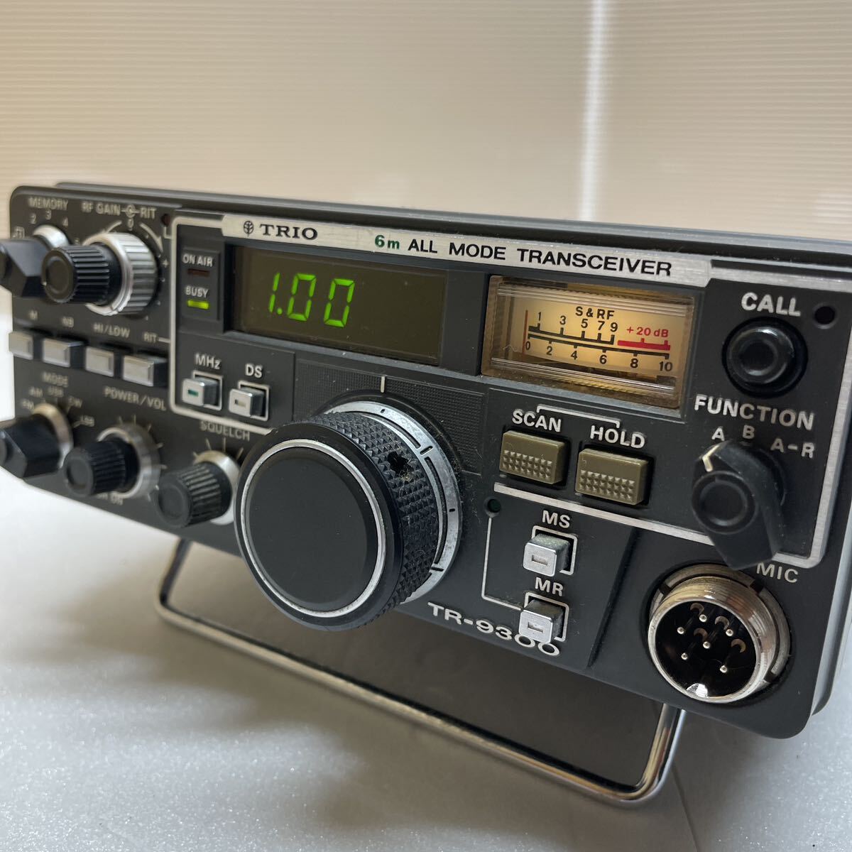 【完動品】 TR-9300 KENWOOD TRIO ケンウッド トリオ 10W 50MHz 無線機 トランシーバー ハム 分解清掃済み