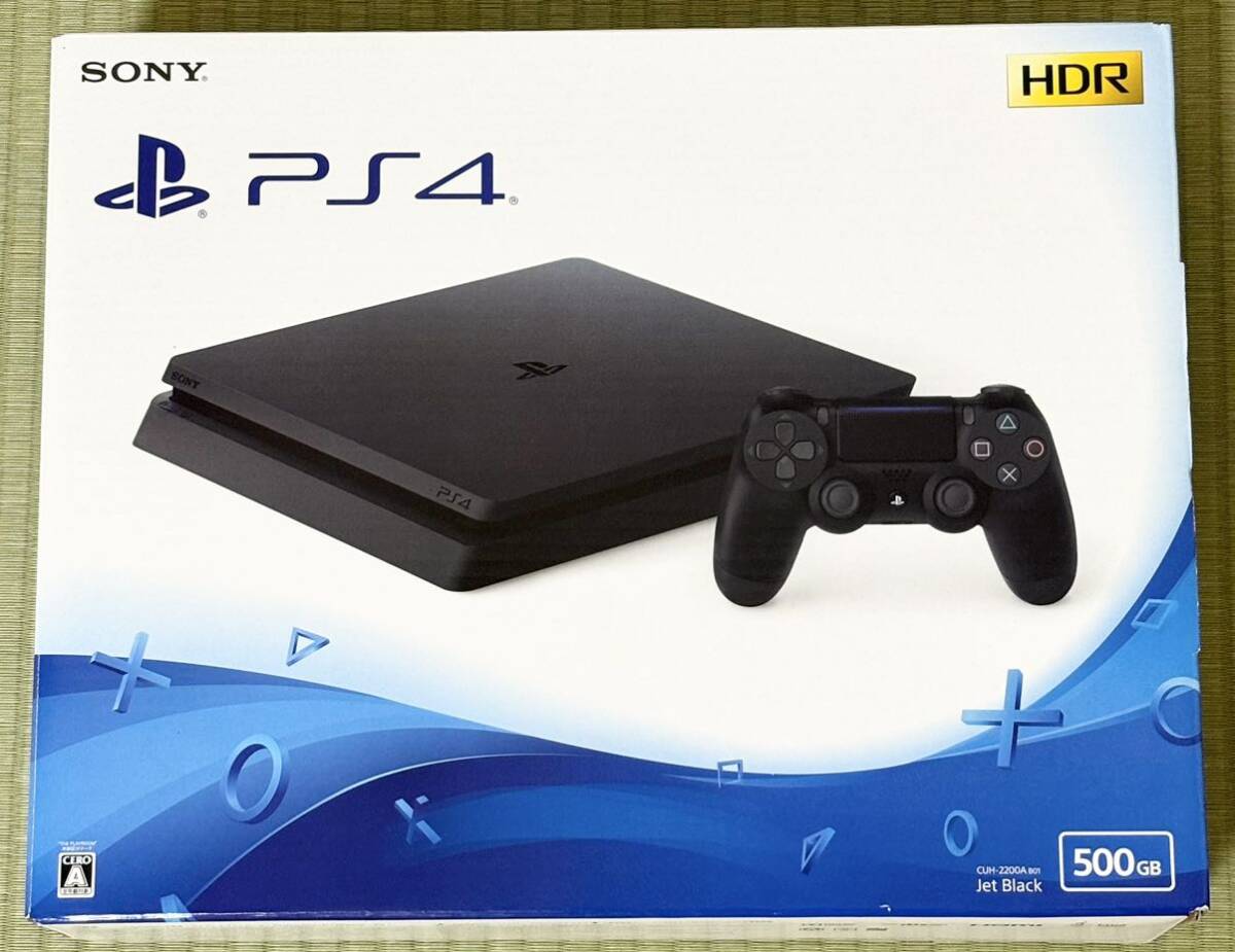 【美品】playstation4 CUH-2200 500gb ジェットブラック ps4 本体　付属品完備　動作確認済み　バージョン11.00