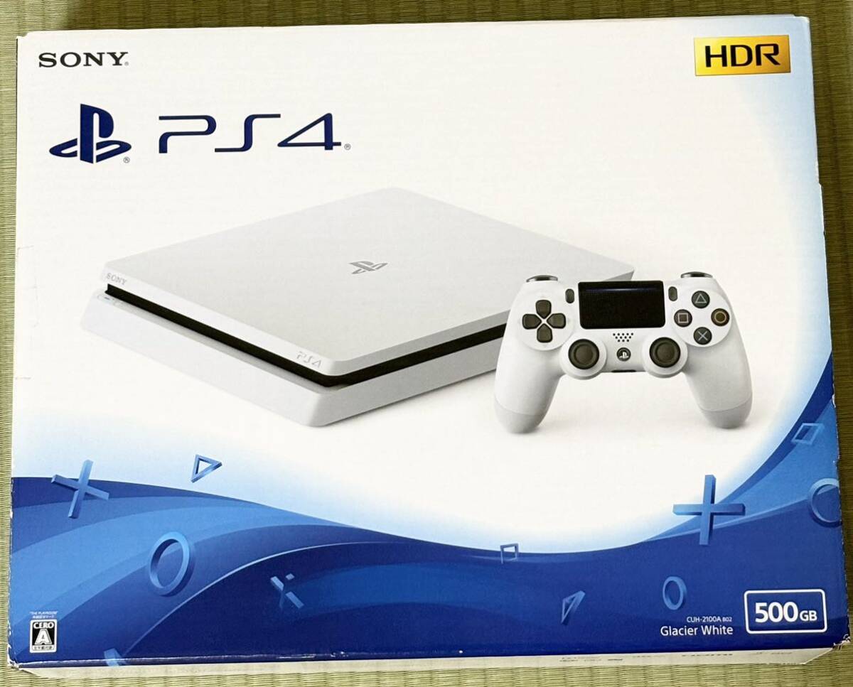  free shipping playstation4 CUH-2100 500gb Glacier White ps4 body operation verification ending controller lack of box attaching VERSION 11.50