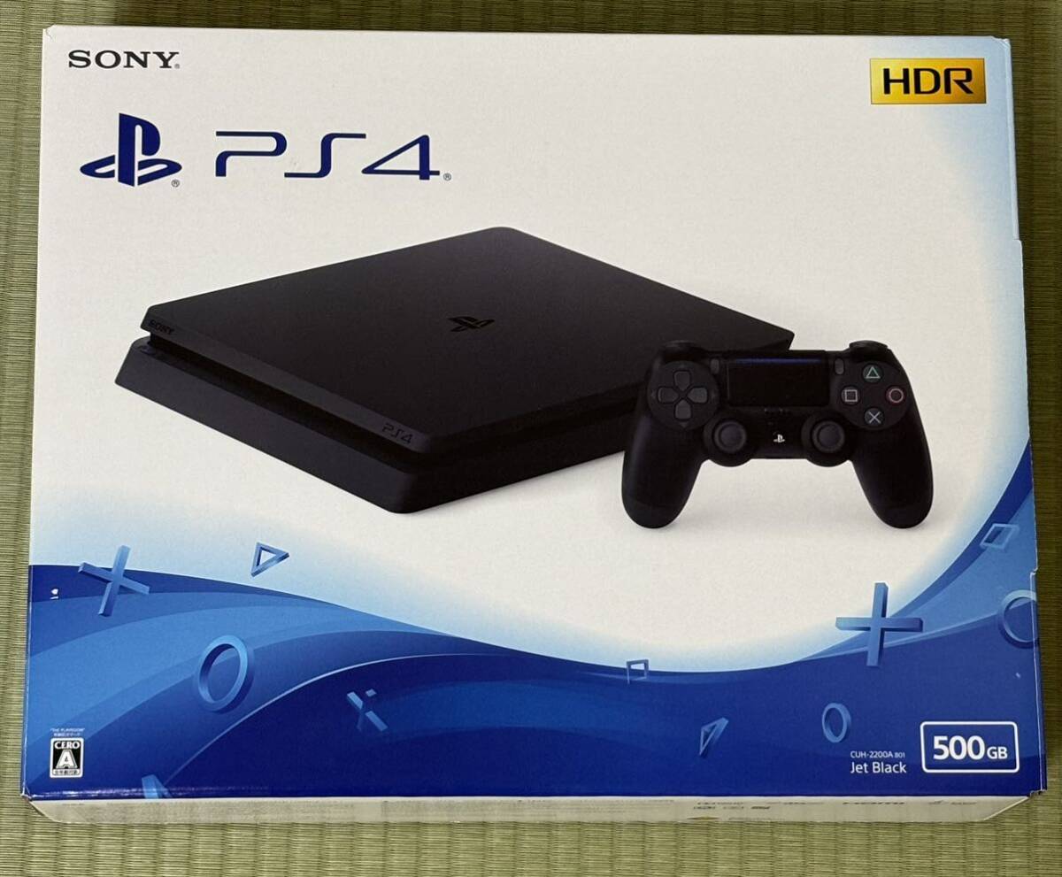 【美品】PlayStation4 CUH-2200 ジェットブラック 500gb 動作確認済み　箱付き　コントローラー欠品_画像5