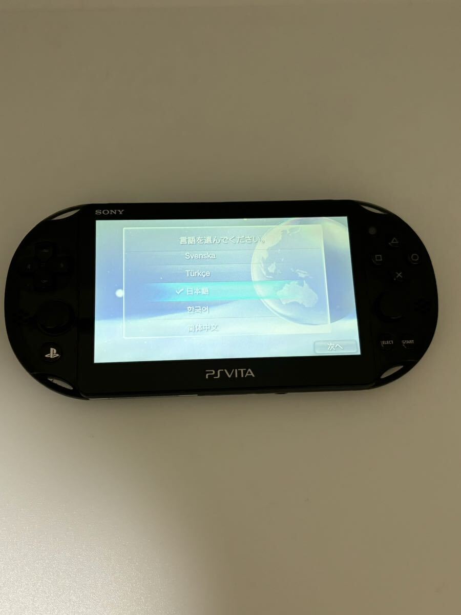 送料無料　PlayStation Vita Wi-Fiモデル pch-2000 ブラック 本体のみ_画像3