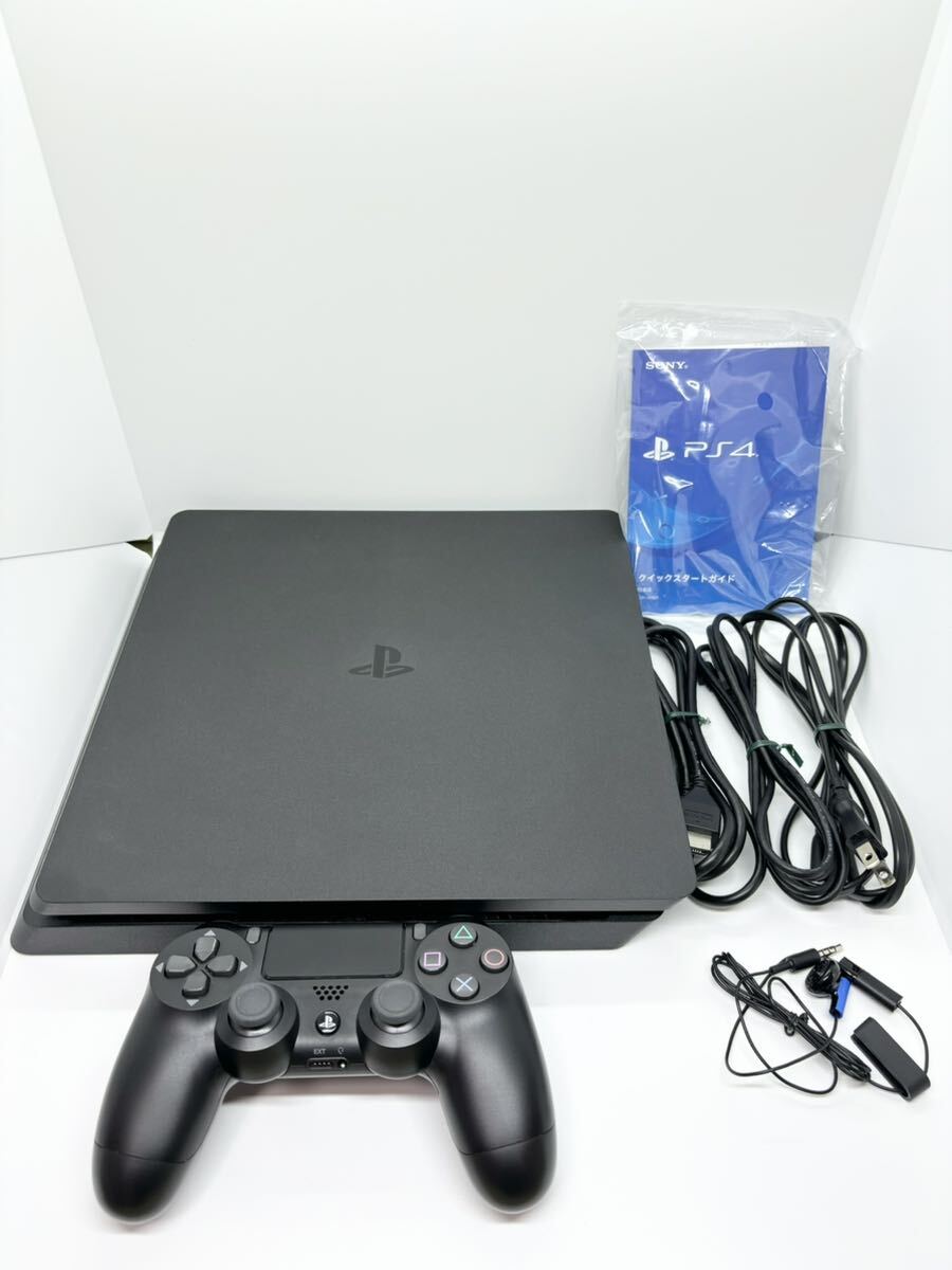 【美品】playstation4 CUH-2200 500gb ジェットブラック ps4 本体　付属品完備　動作確認済み　バージョン11.00_画像1