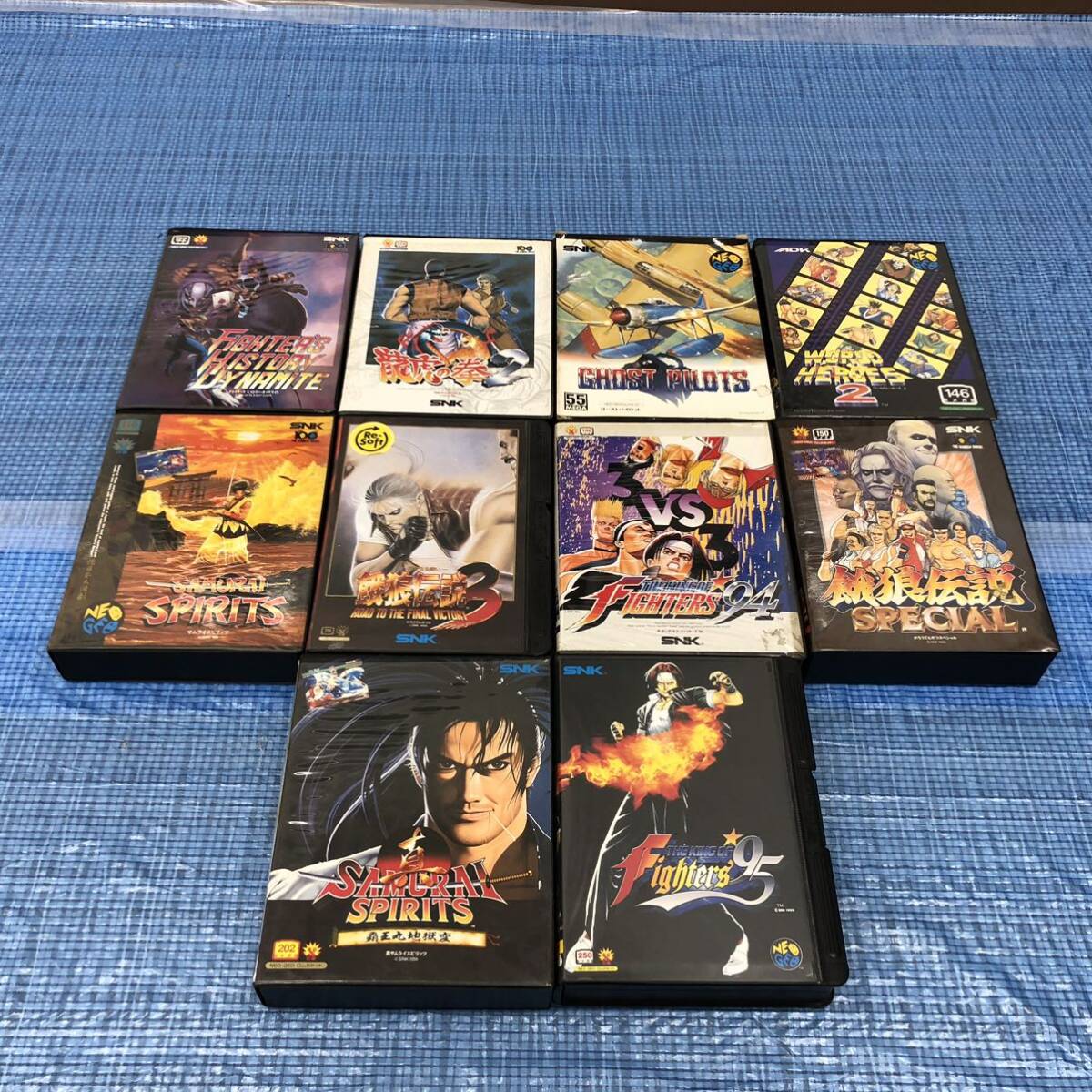  large amount summarize 10 point set ] Neo geo ROM cassette set sale beautiful goods NEOGEO SNK (11-13)