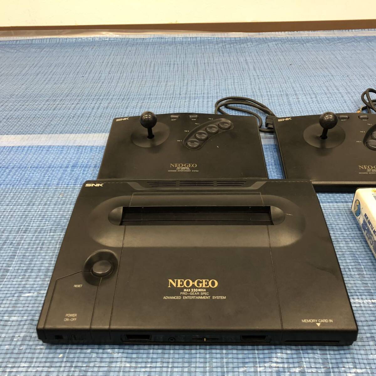 SNK Neo geo body NEO-0 controller 2 pcs. set Neo geo NEOGEO retro game rare Junk 