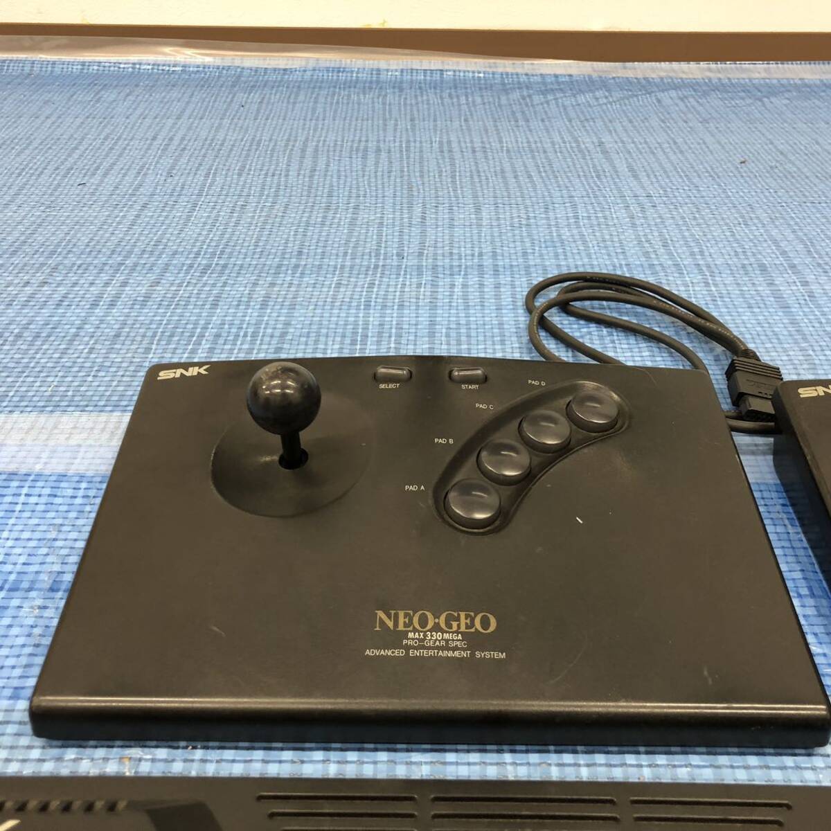 SNK Neo geo body NEO-0 controller 2 pcs. set Neo geo NEOGEO retro game rare Junk 