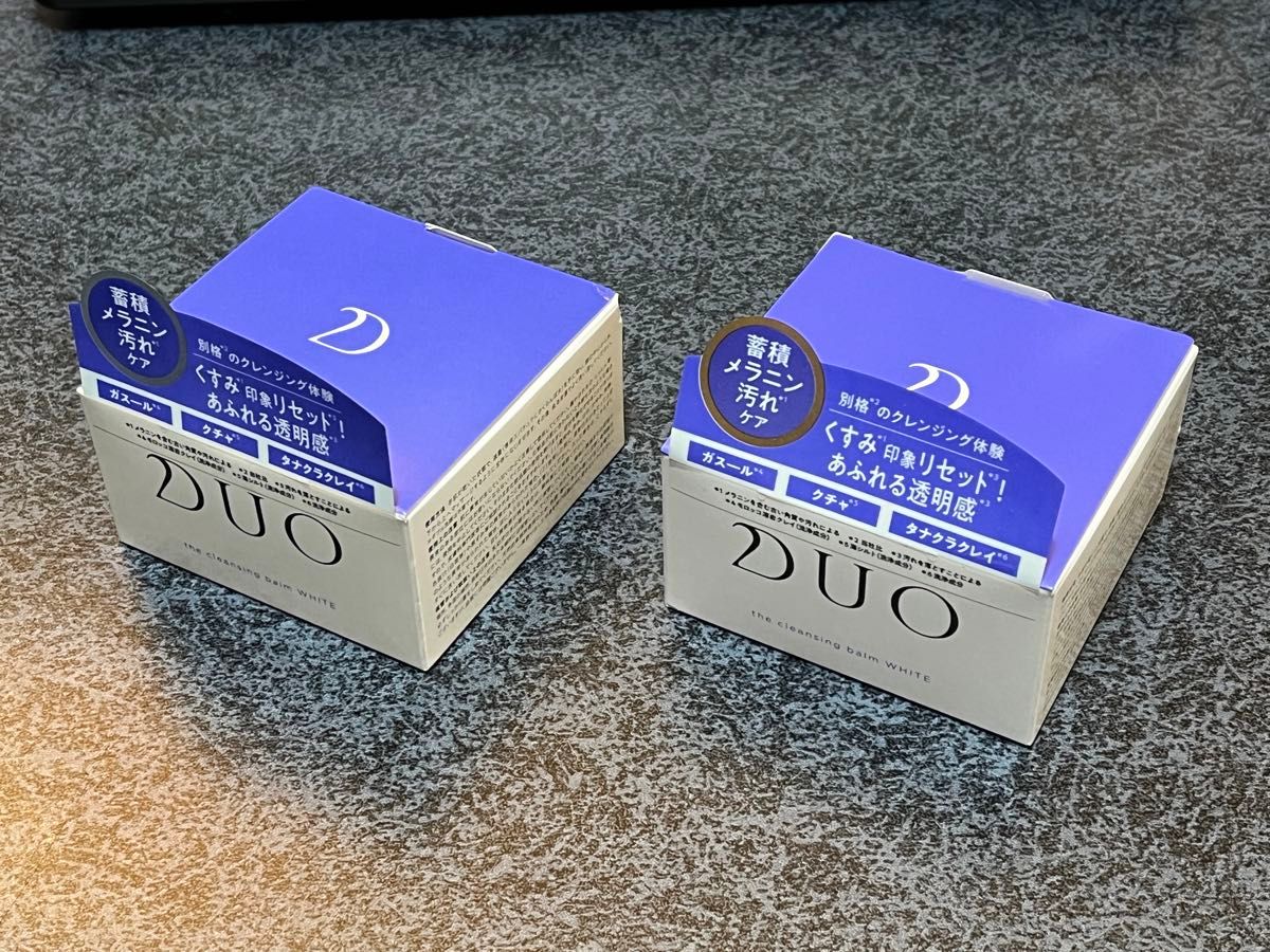 【未使用】DUO デュオ ザ クレンジングバーム  ホワイトa 90g ２個セット