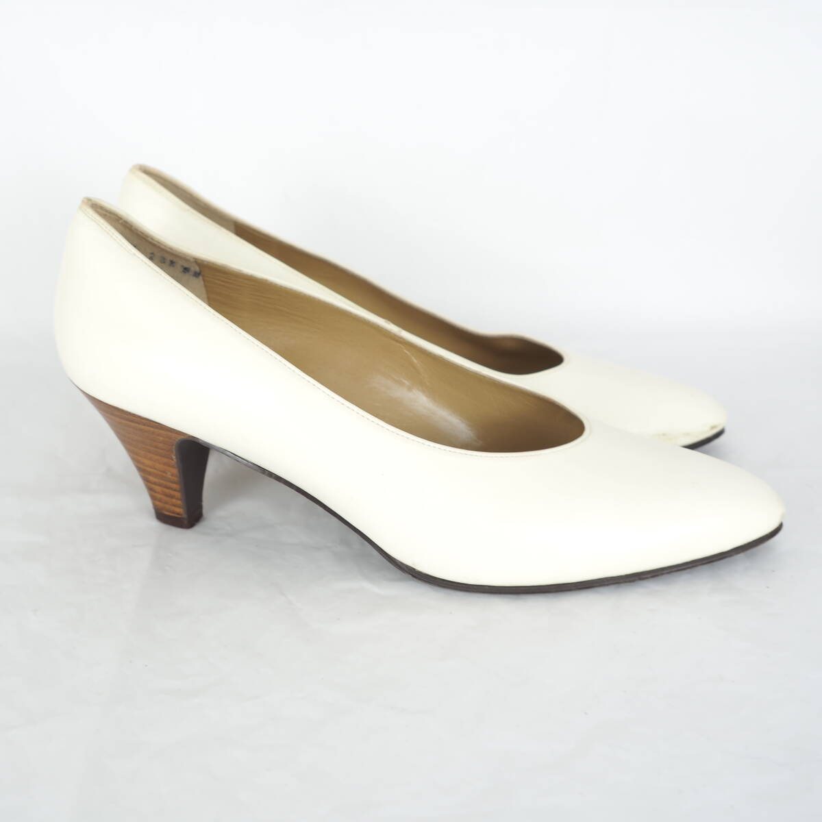 MK6312*ZINNIA* lady's pumps *23.5cm* cream color 