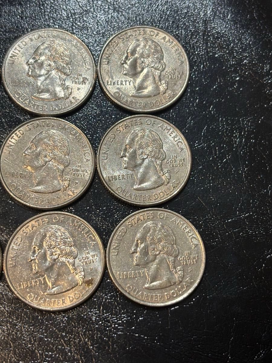 201 アメリカ　25セント　州記念硬貨　9種類セット